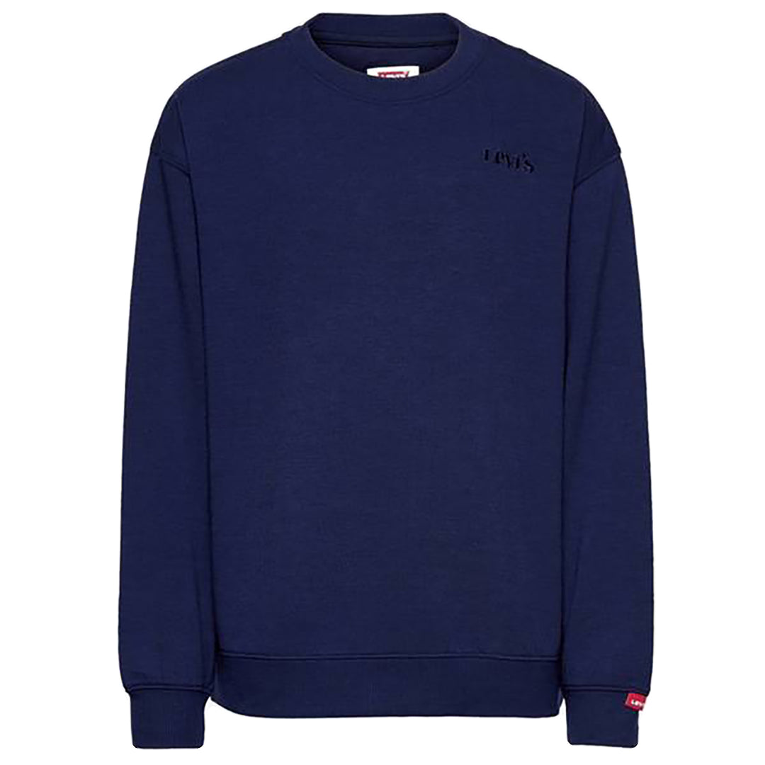 LEVI'S KIDS-BOYS FLEECE SWEATSHIRT NAVY