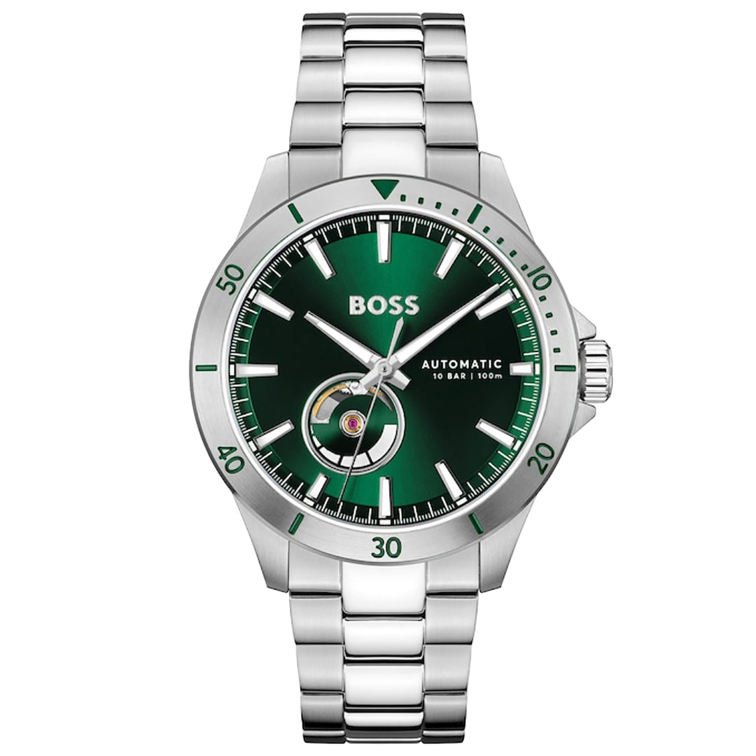 BOSS Troper 42mm Mens Watch - Green Dial