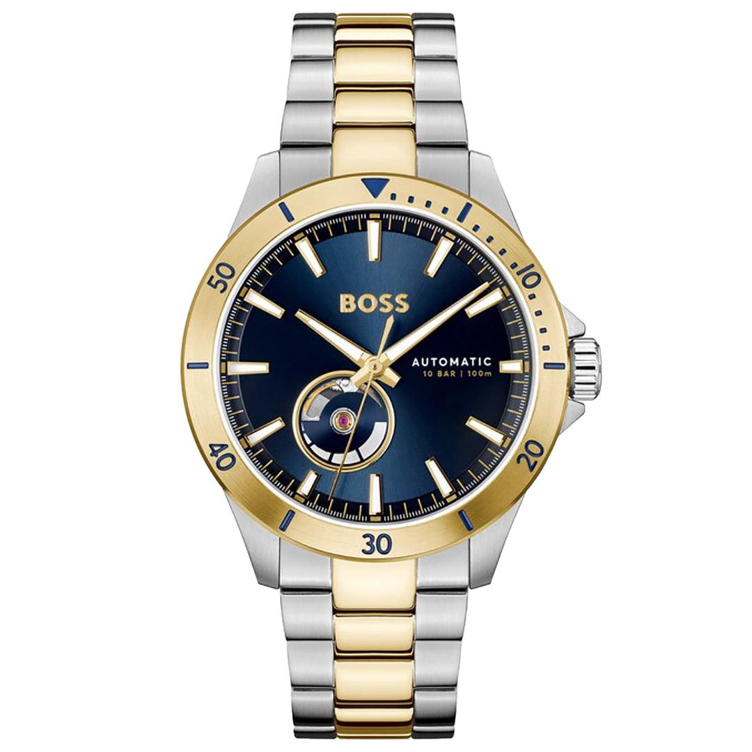 BOSS Troper 42mm Mens Watch Blue Dial