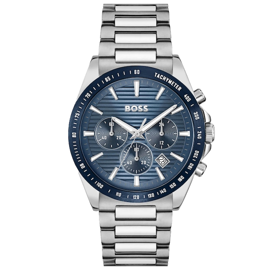 BOSS Strike Chronograph Mens Watch 41mm - Blue Dial