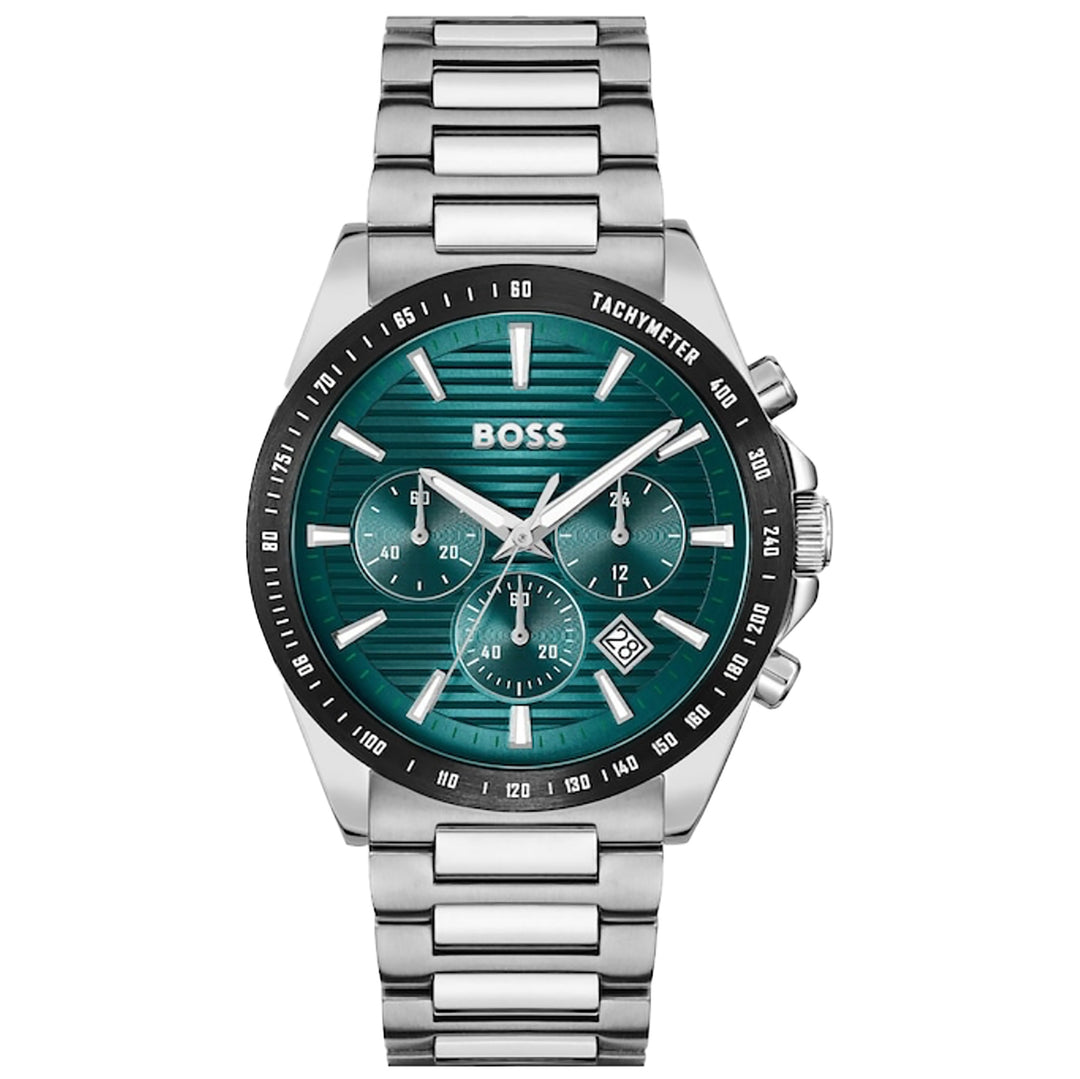 BOSS Strike Chronograph Mens Watch 41mm - Green Dial