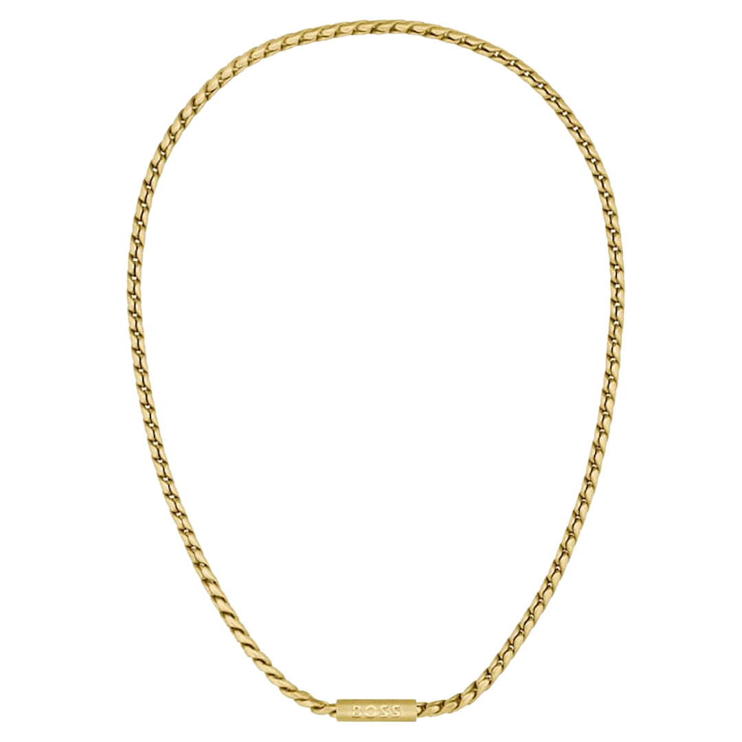 BOSS Doran Yellow Gold Coloured Chain Link