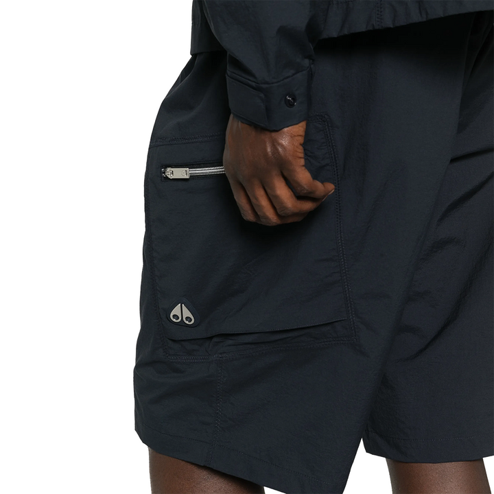 Moose Knuckles zip pocket shorts - BLACK