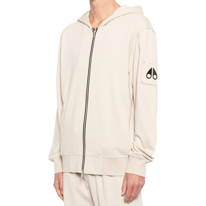 Moose Knuckles Hartsfield zip-up hoodie - CREAM
