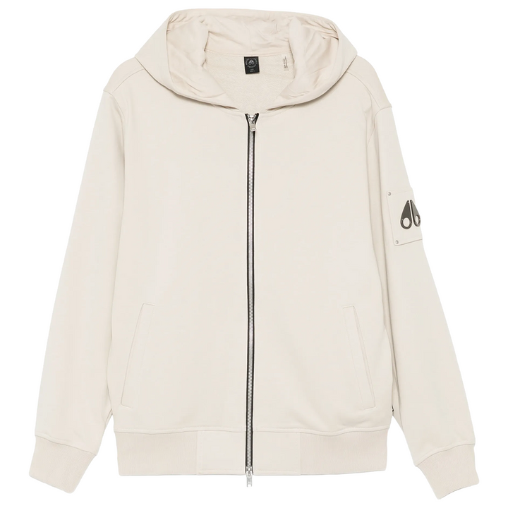 Moose Knuckles Hartsfield zip-up hoodie - CREAM