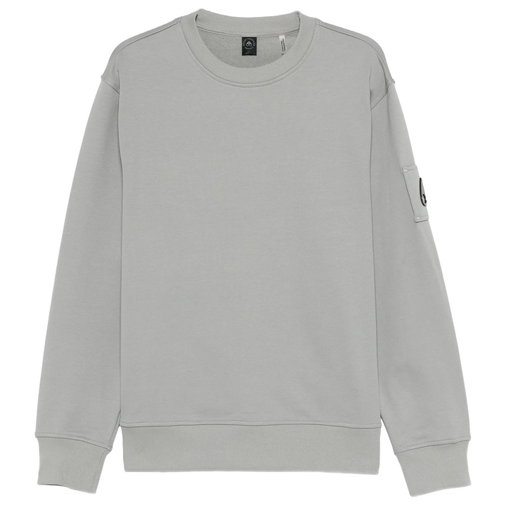 Moose Knuckles pocket crewneck sweater - GREY