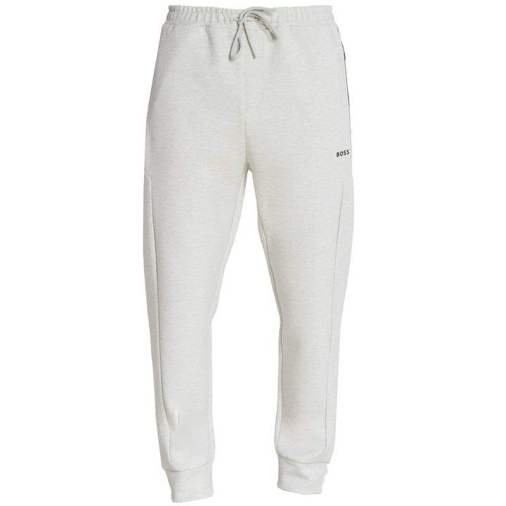 Boss Tracksuit Bottoms With Hd Logo Print - Grey