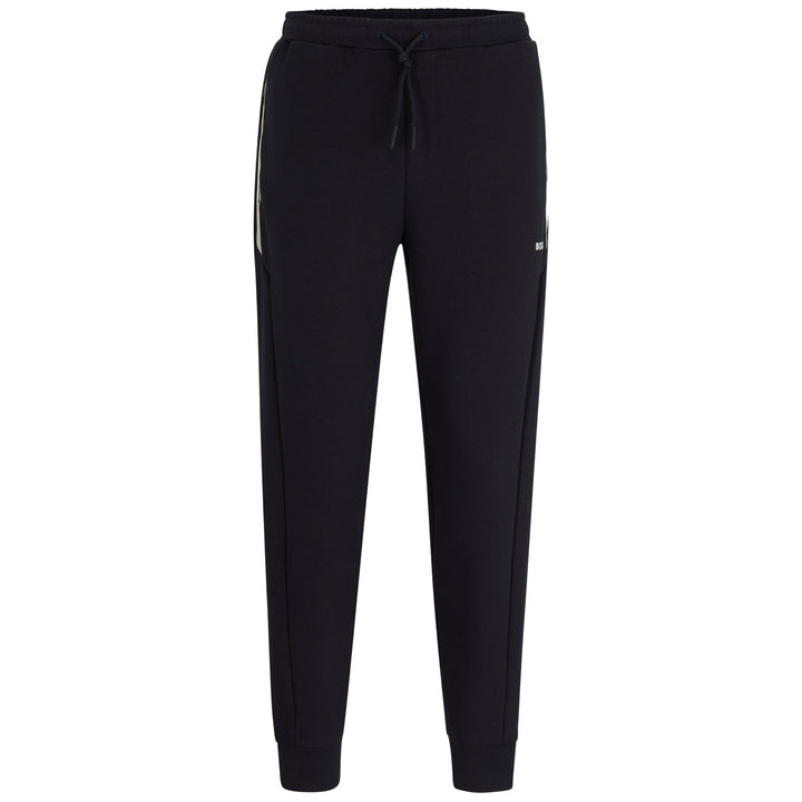 Boss Tracksuit Bottoms With Hd Logo Print - Navy