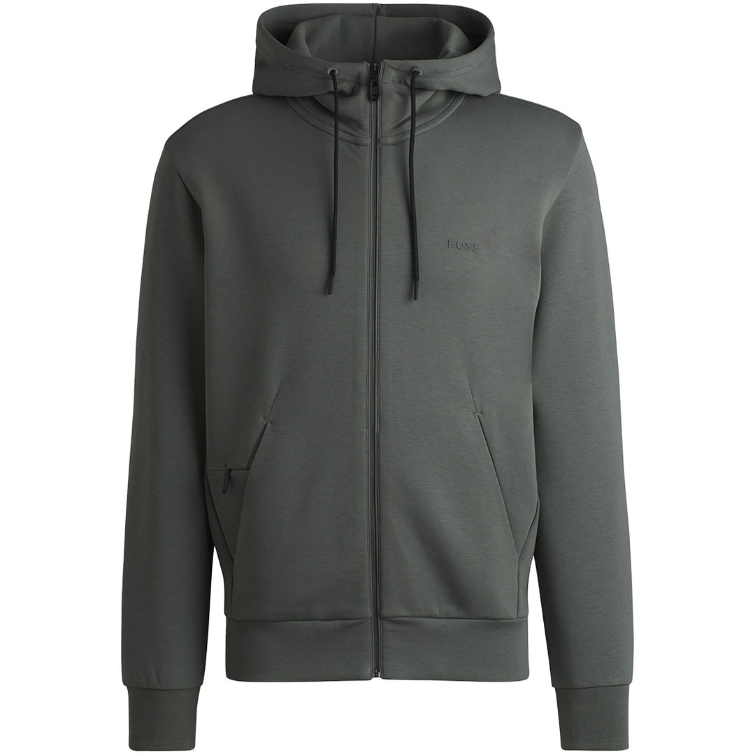 Boss Zip Hoodie Saggy - GREY