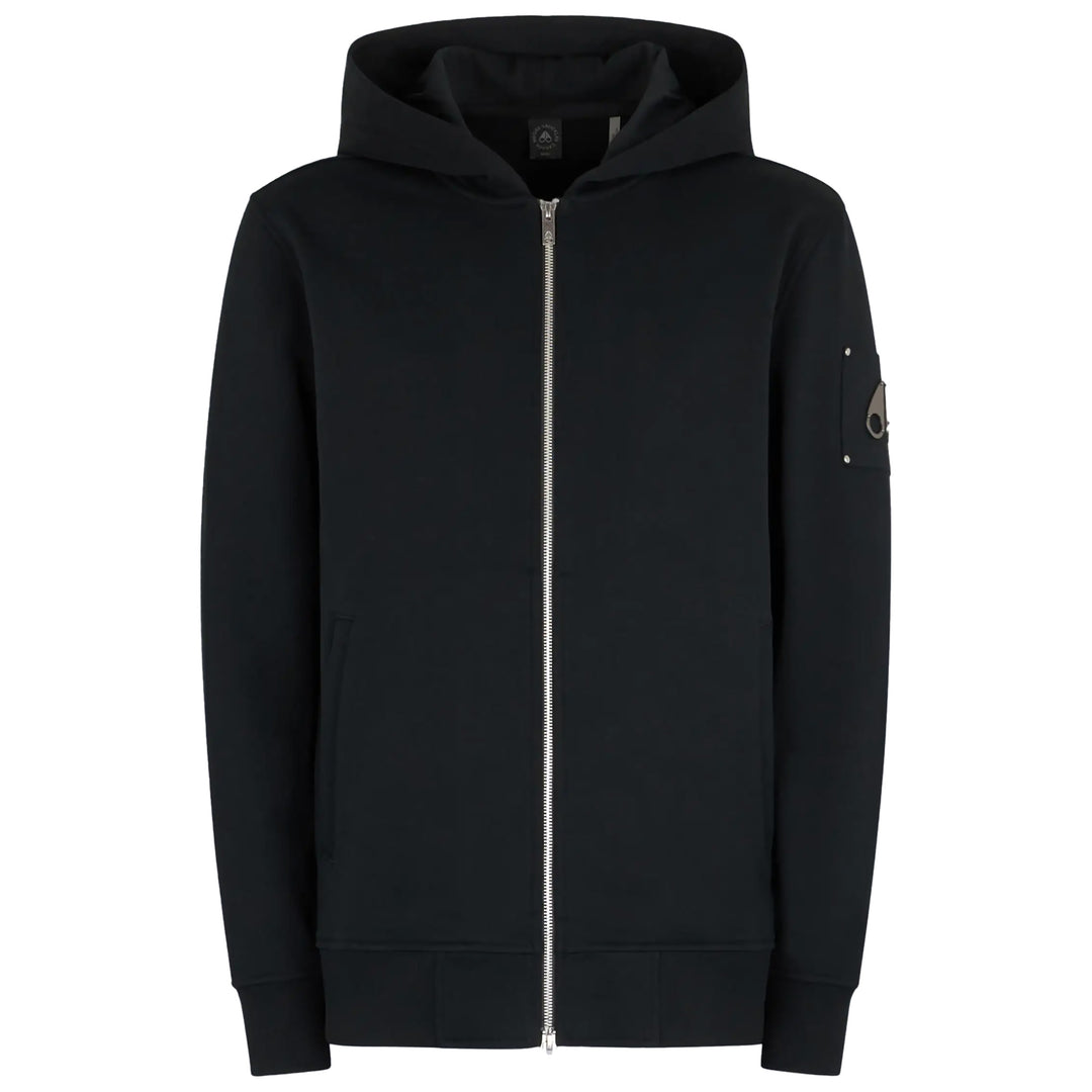 Moose Knuckles Zip Hoodie - Black