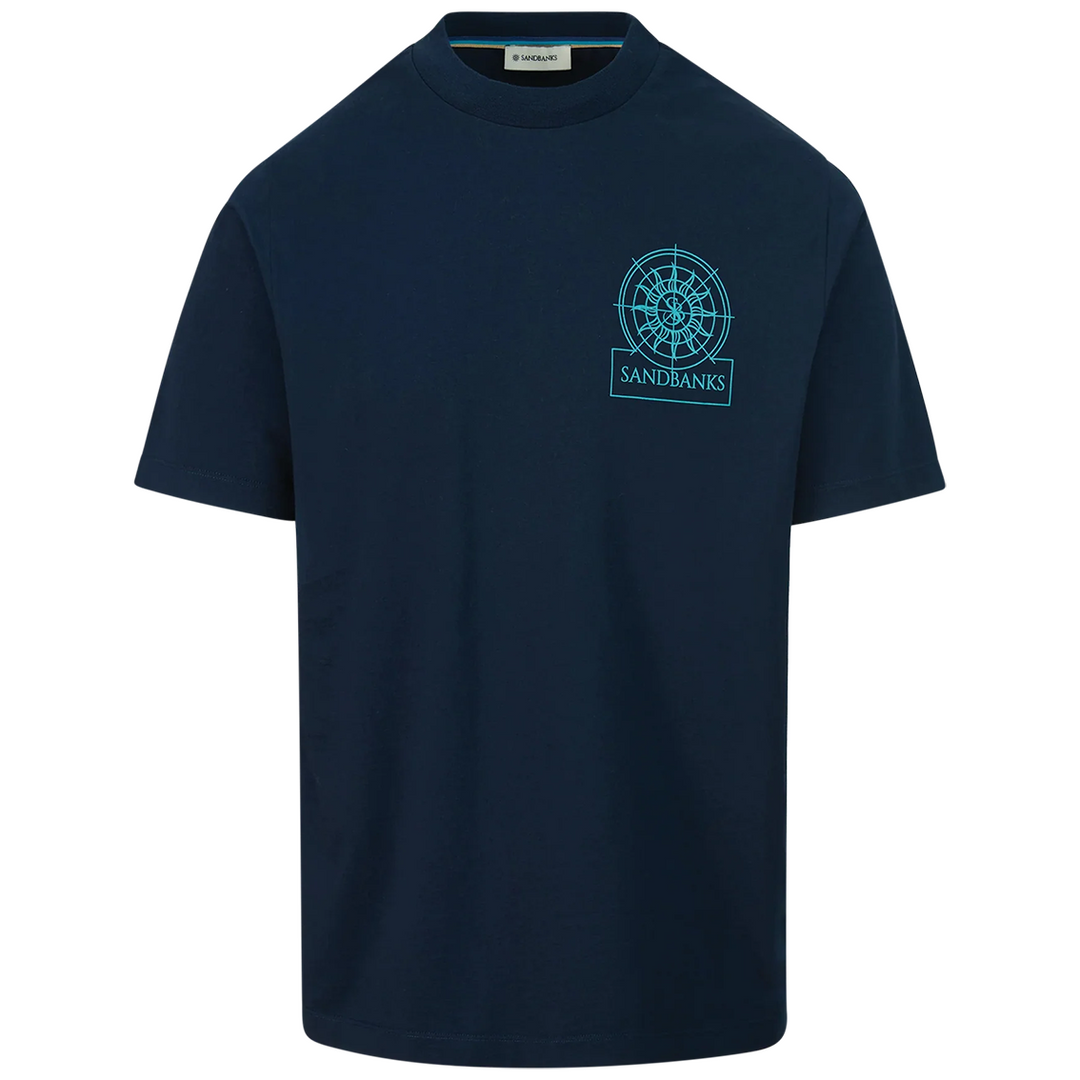 Sandbanks Sonar T-shirt - NAVY
