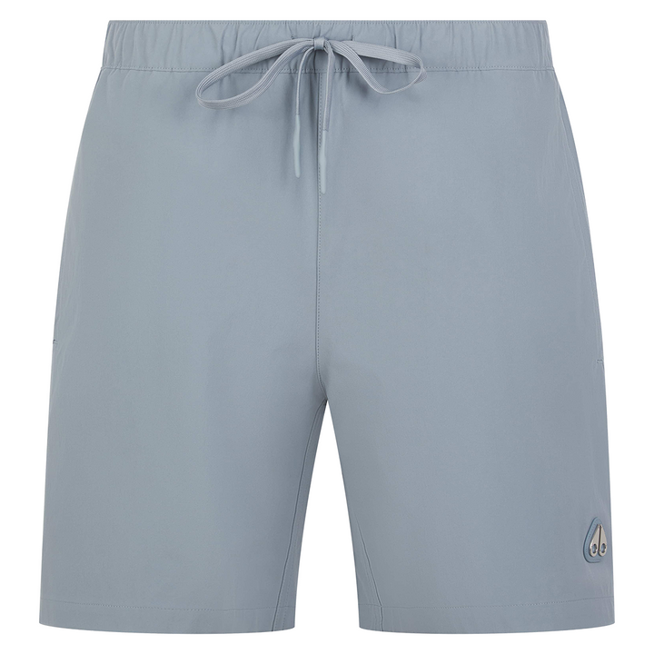 Moose Knuckles Logo Swim Short - SKY BLUE