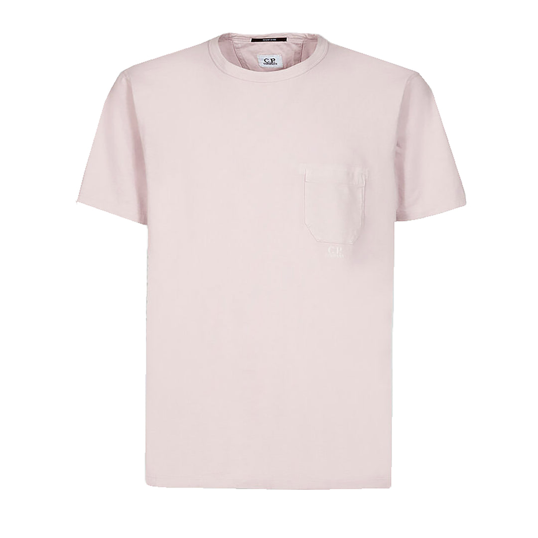 C.P.Company 24/1 Jersey Pocket T-shirt Pink