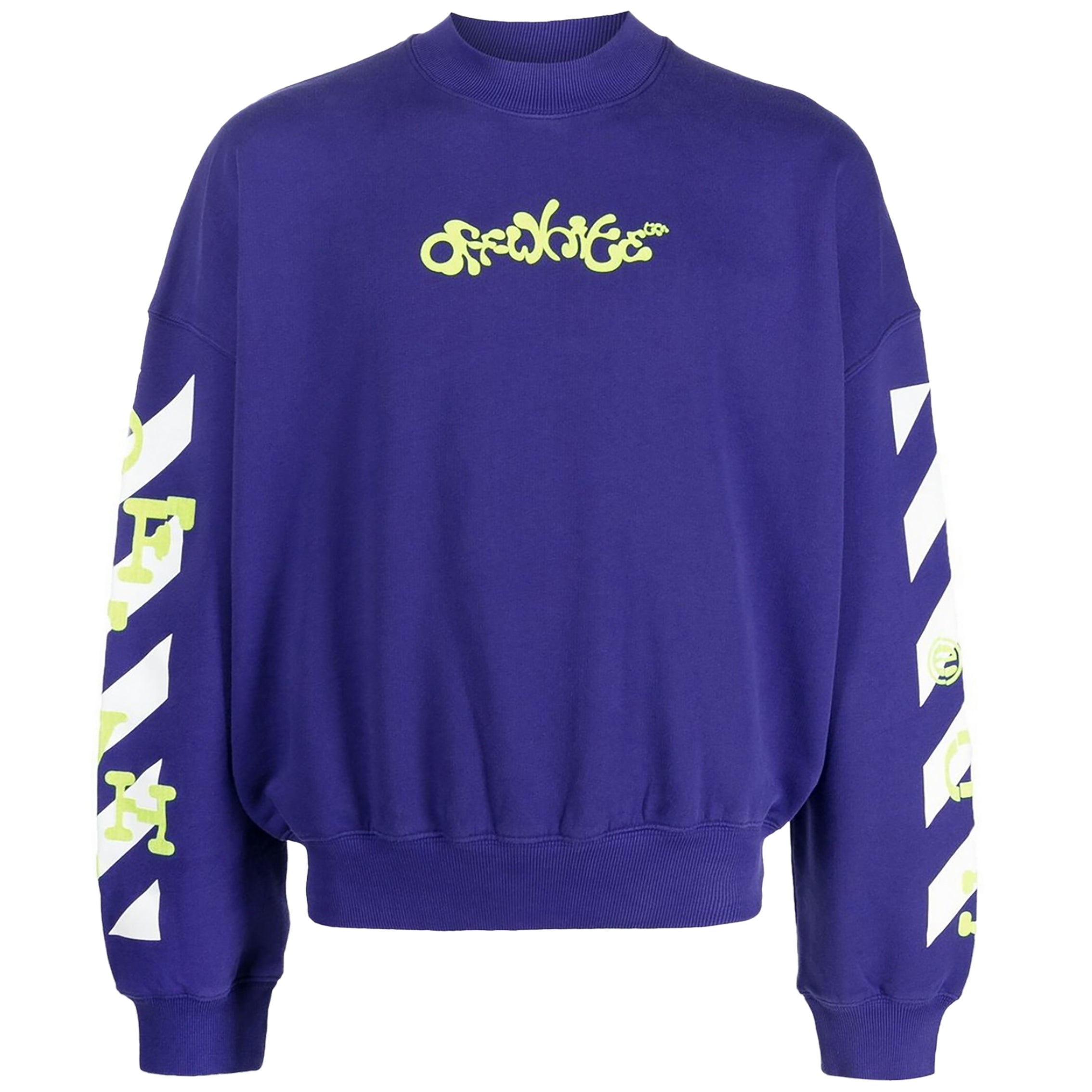 Off white deals logo sweatshirt