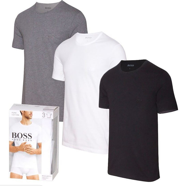 Hugo Boss Three-pack Round necked T-shirt Multi