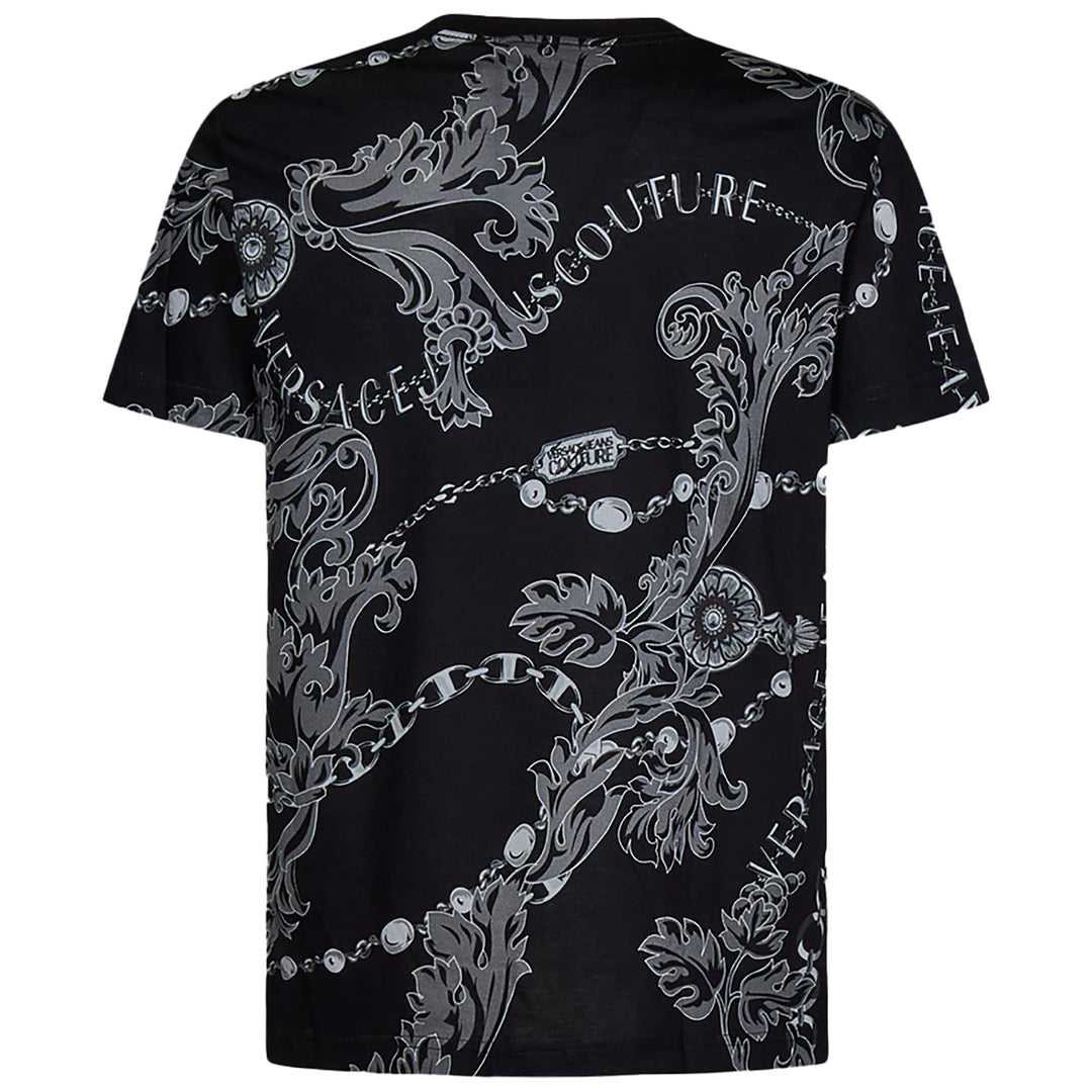 Versace Jeans Couture Chain couture-print T-shirt Black