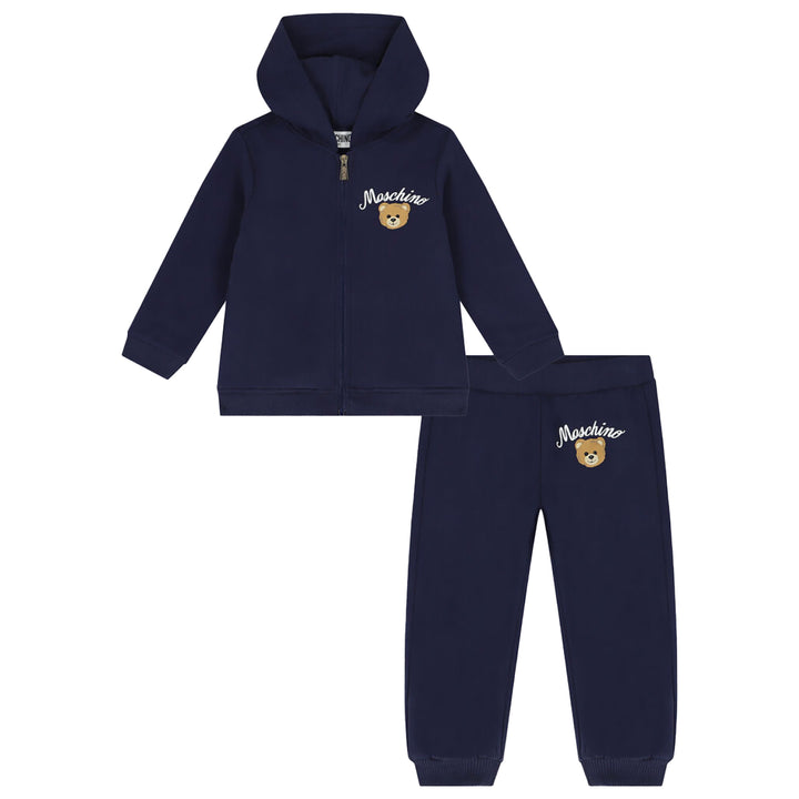 Moschino Kids Teddy Bear Logo Tracksuit Navy