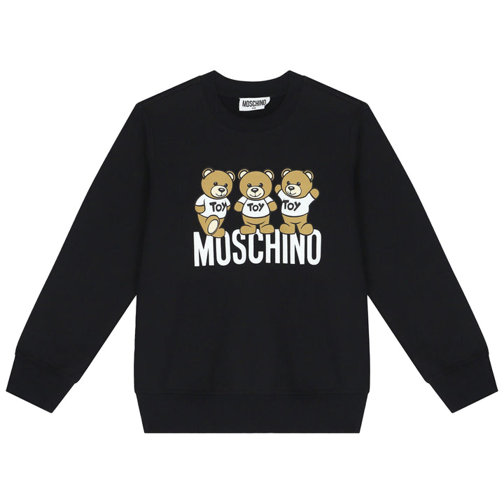 Moschino Kids Friends Teddy Logo Tracksuit Black