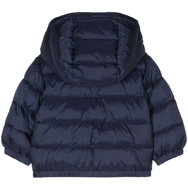 Moschino Kids Jacket with Teddy Bear print Navy