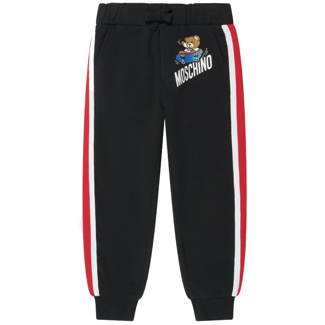 Moschino Kids Teddy Bear-print tracksuit Black