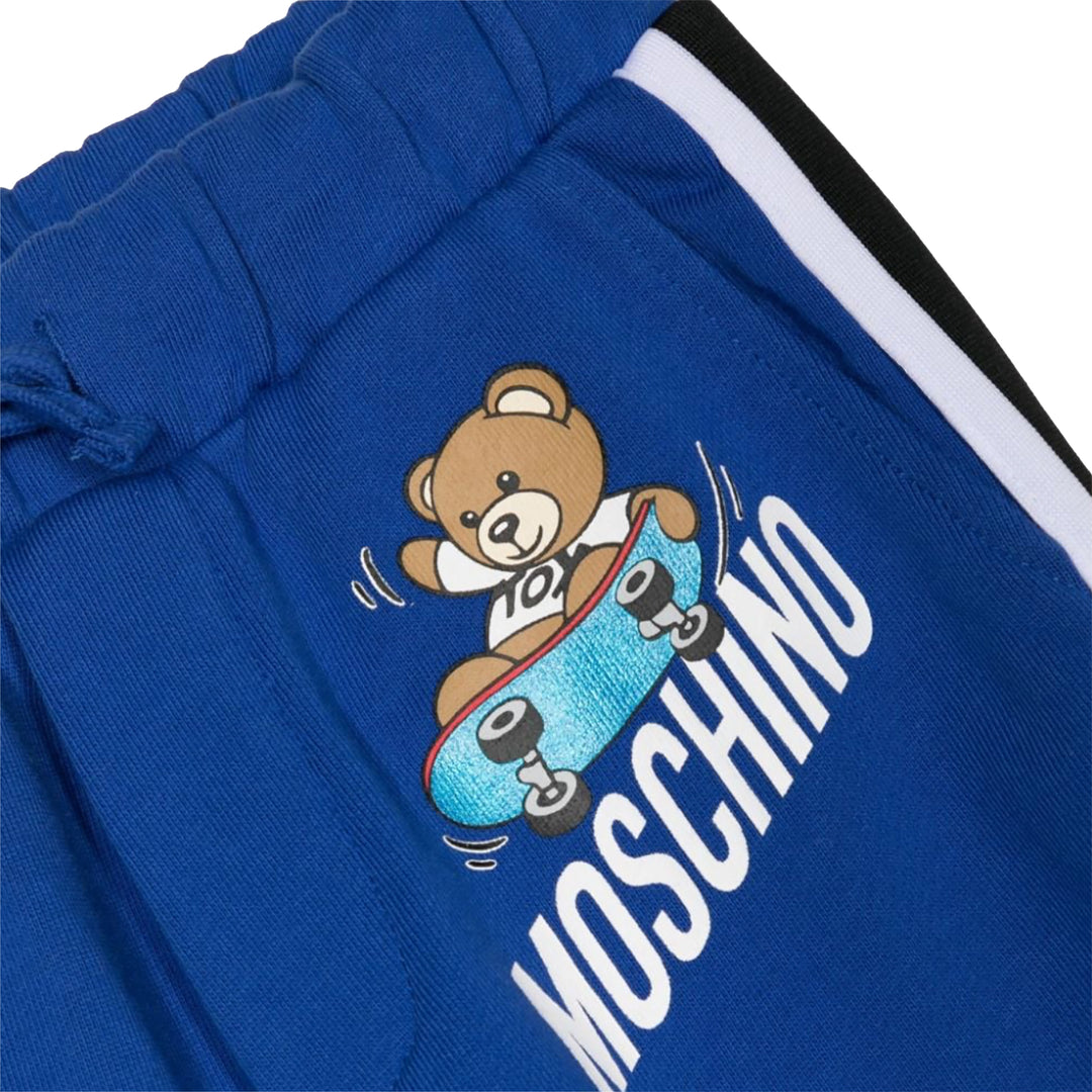 Moschino Kids Teddy Bear-print tracksuit Blue