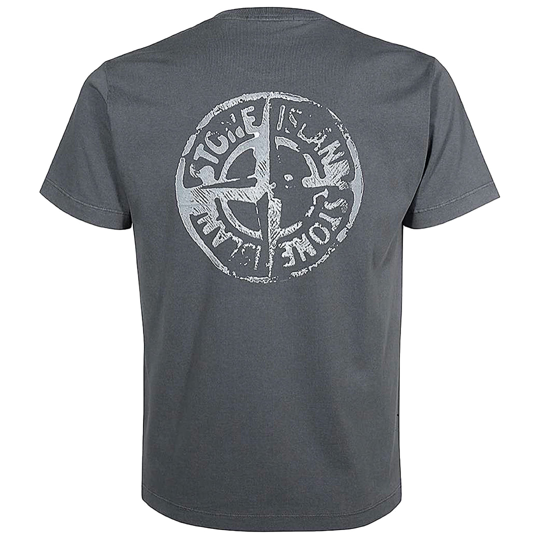 Stone Island 'STAMP TWO' Print T-shirt Dark Grey