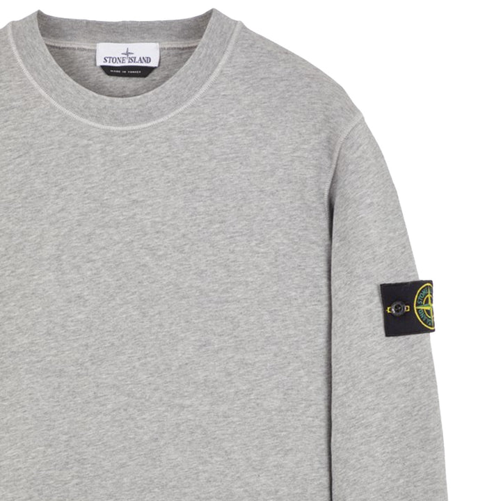 Stone Island Compass-Patch Sweatshirt grey