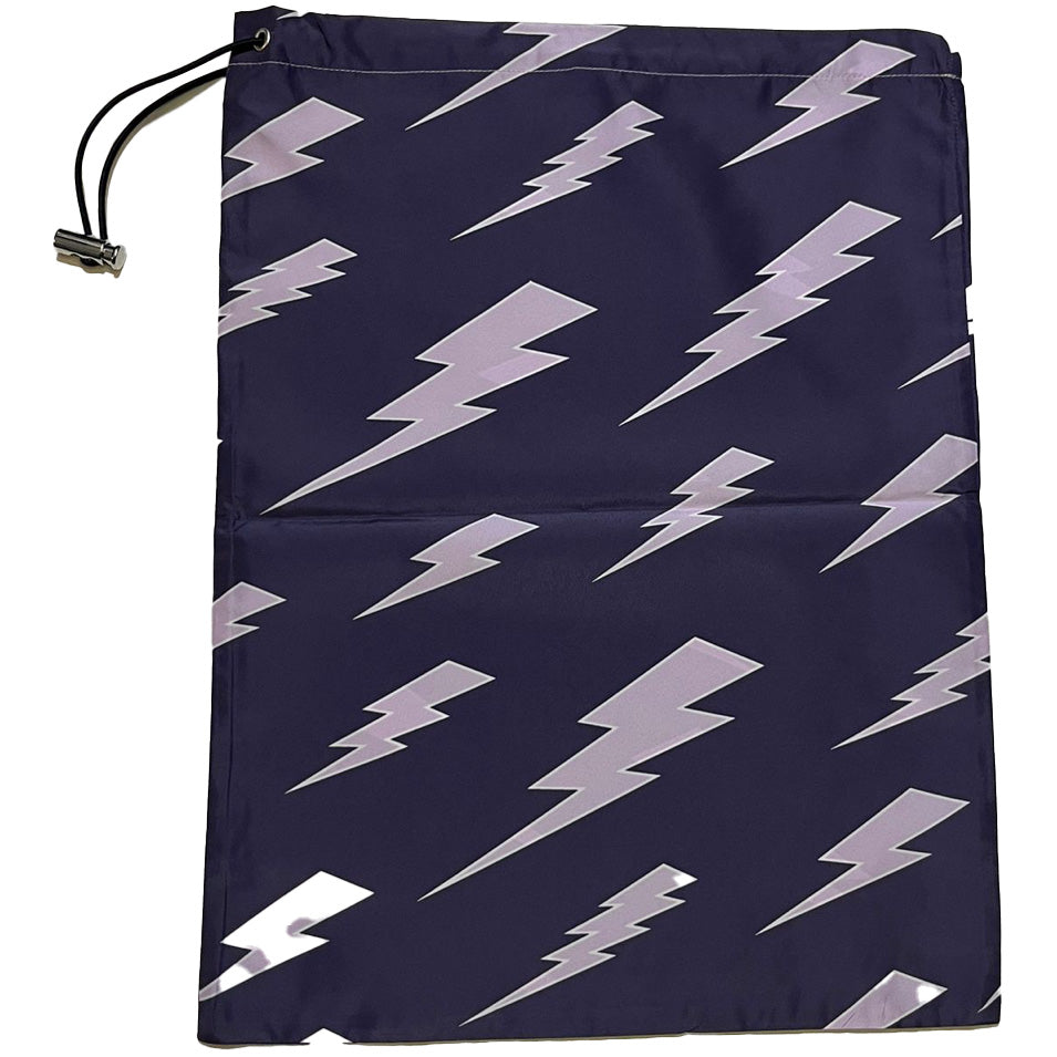 Neil Barrett Lightning Print Swim Shorts Purple