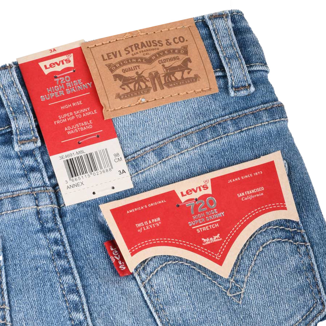 Levis Girls Light Wash Jeans