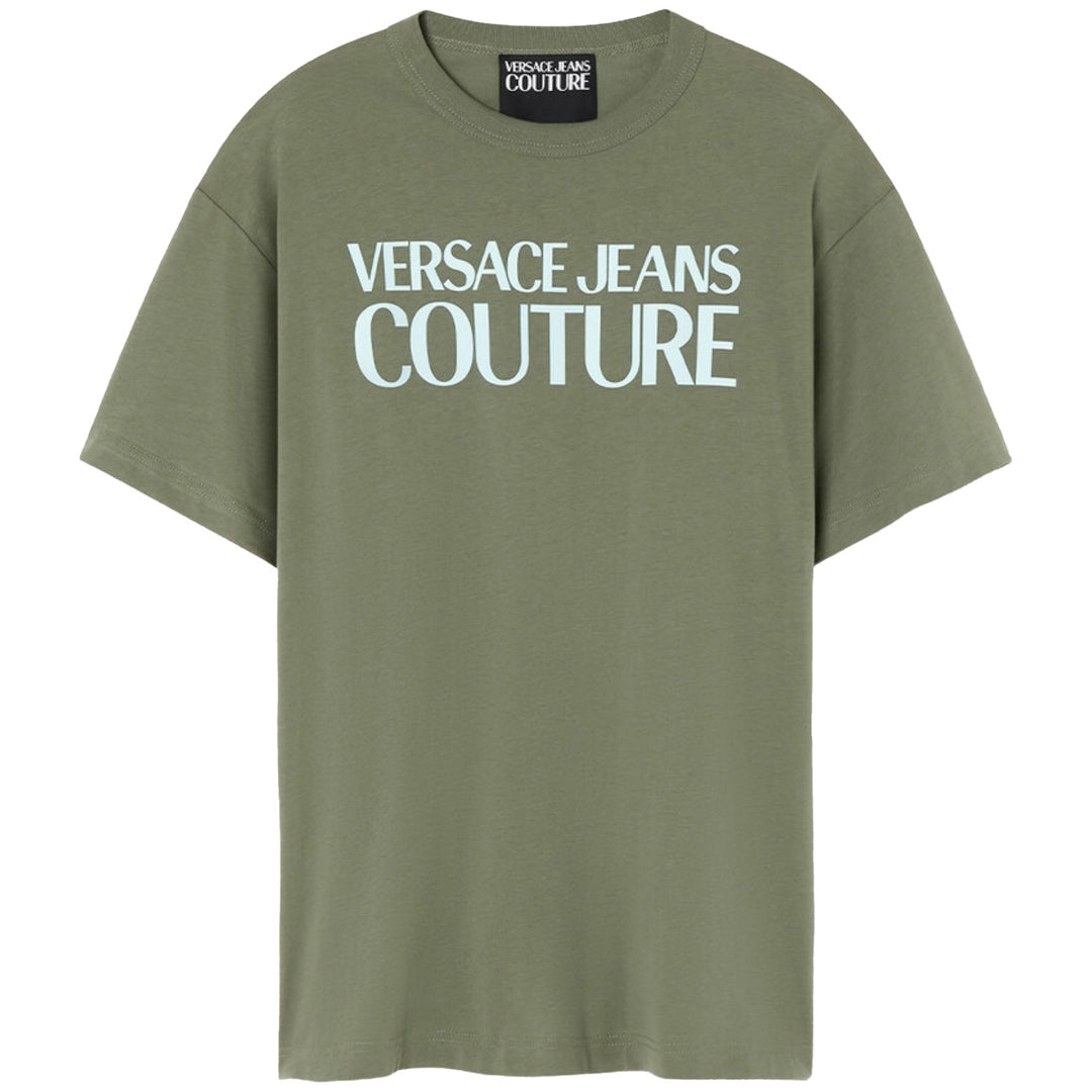 Versace Jeans Couture Logo Print T-shirt - Khaki