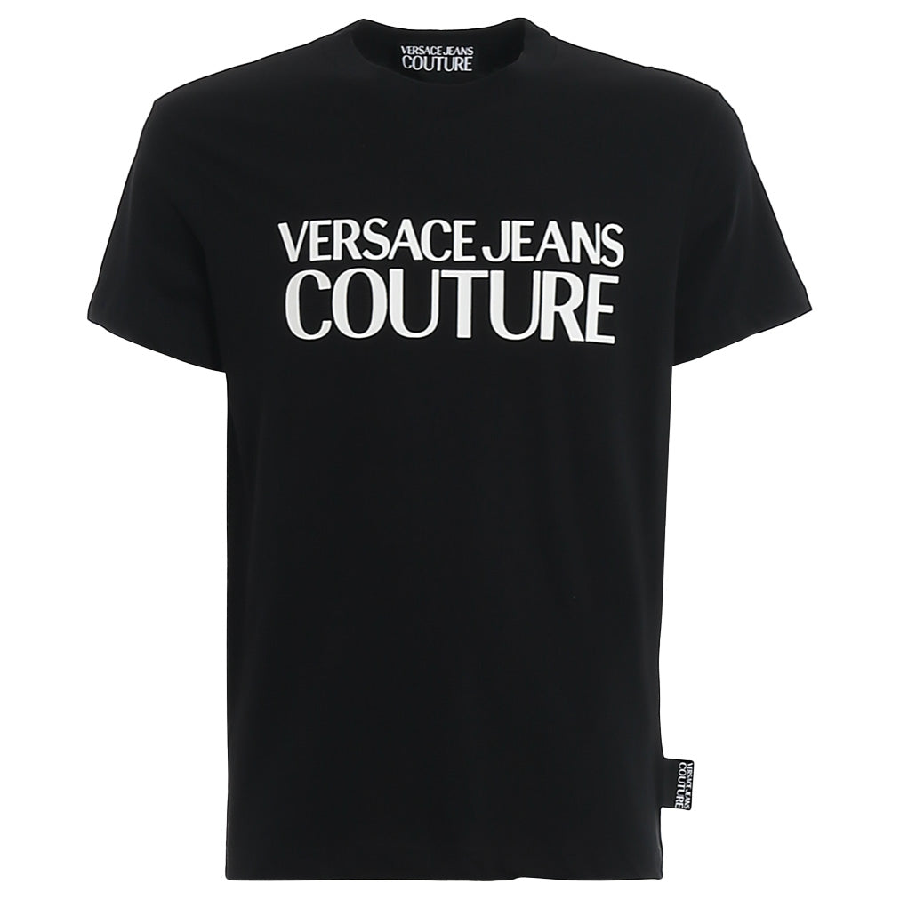 Versace Jeans Couture Logo Print T-Shirt - Black