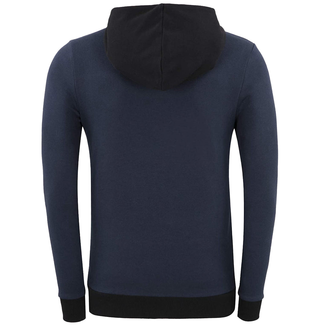 Hugo Boss Chest Logo Pullover Hood - Navy