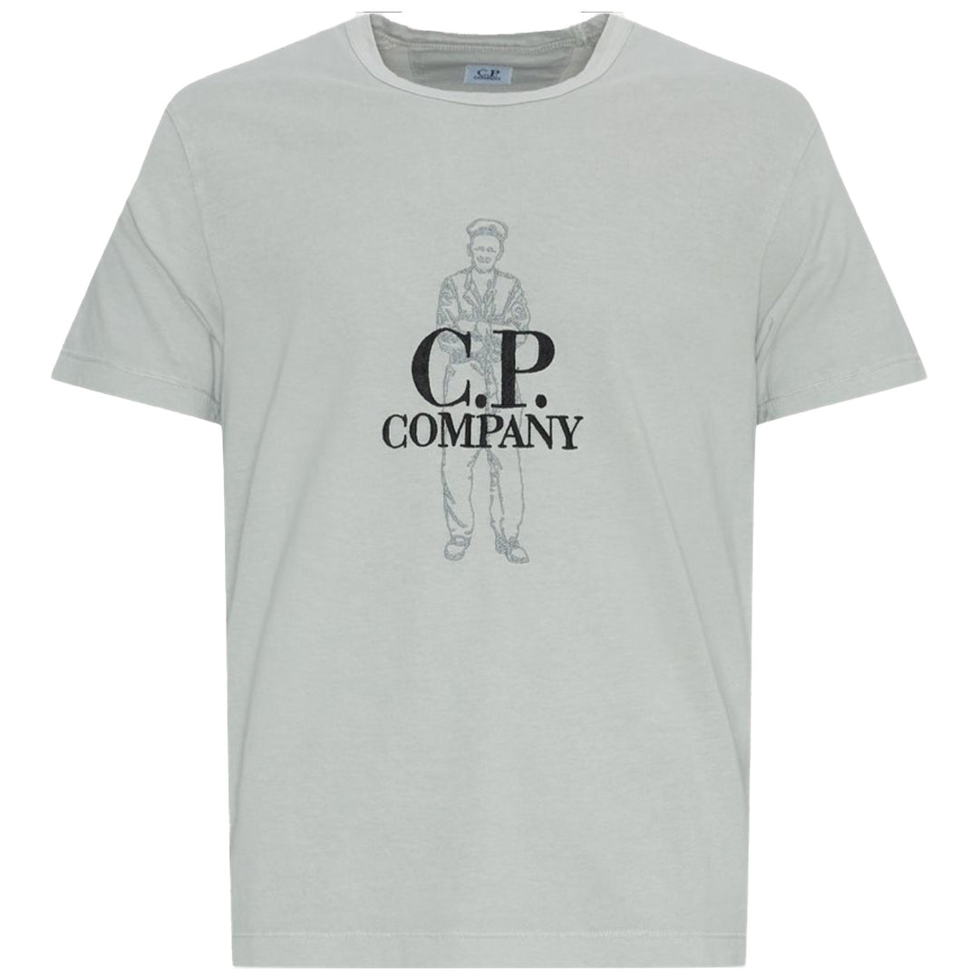 C.P.Company Jersey British Sailor T-Shirt - Grey