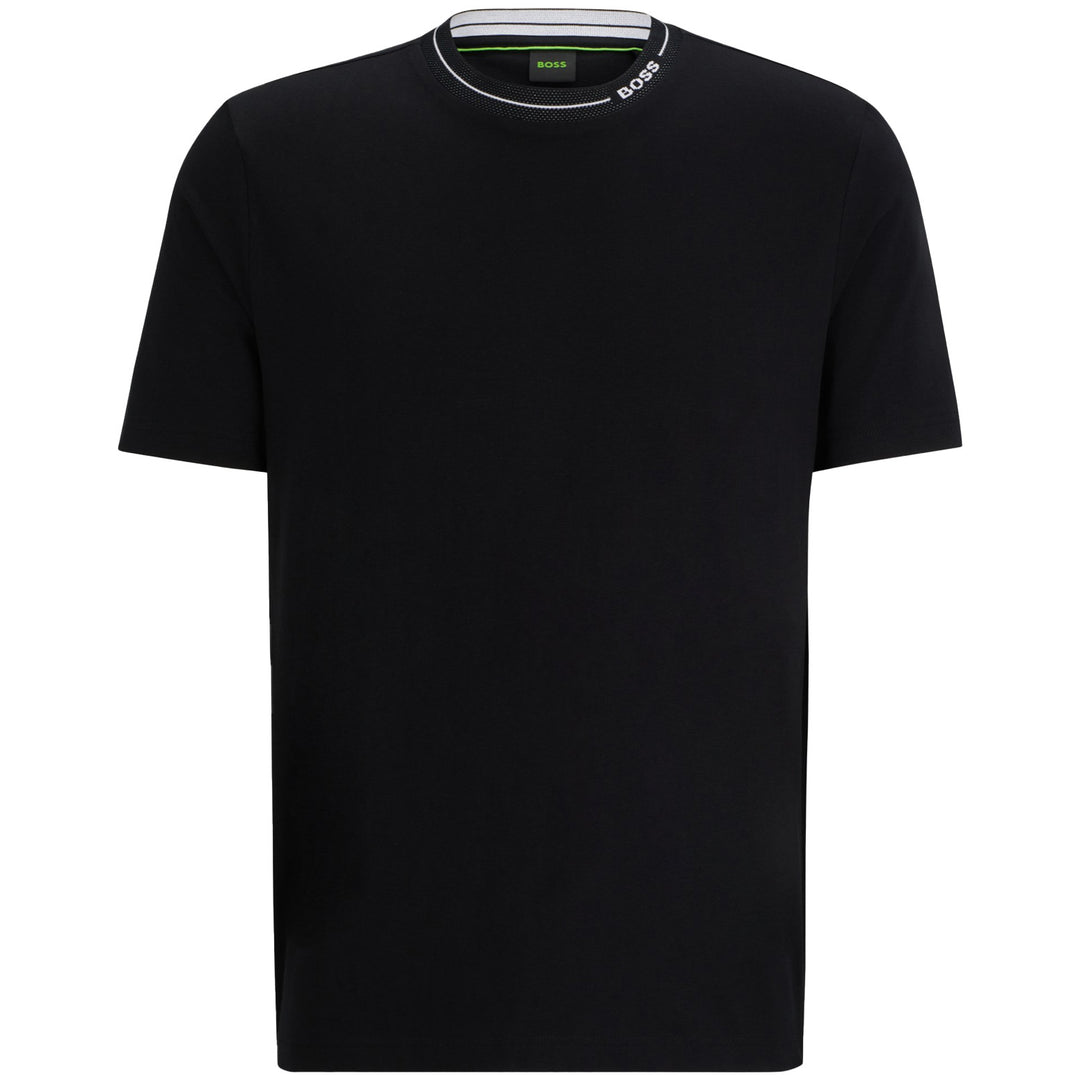 Boss Cotton-Jersey Regular-Fit T-Shirt - Black