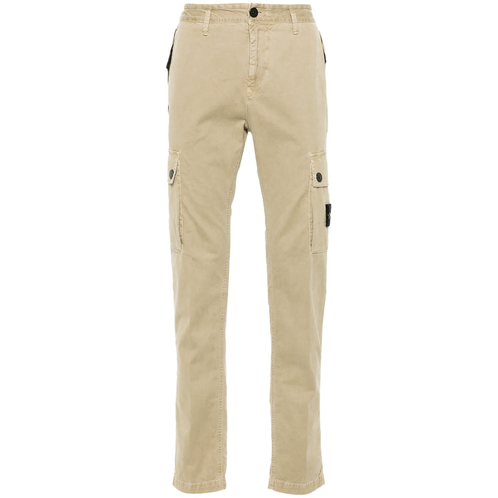 Stone Island Slim Fit Cargo Trousers - Beige