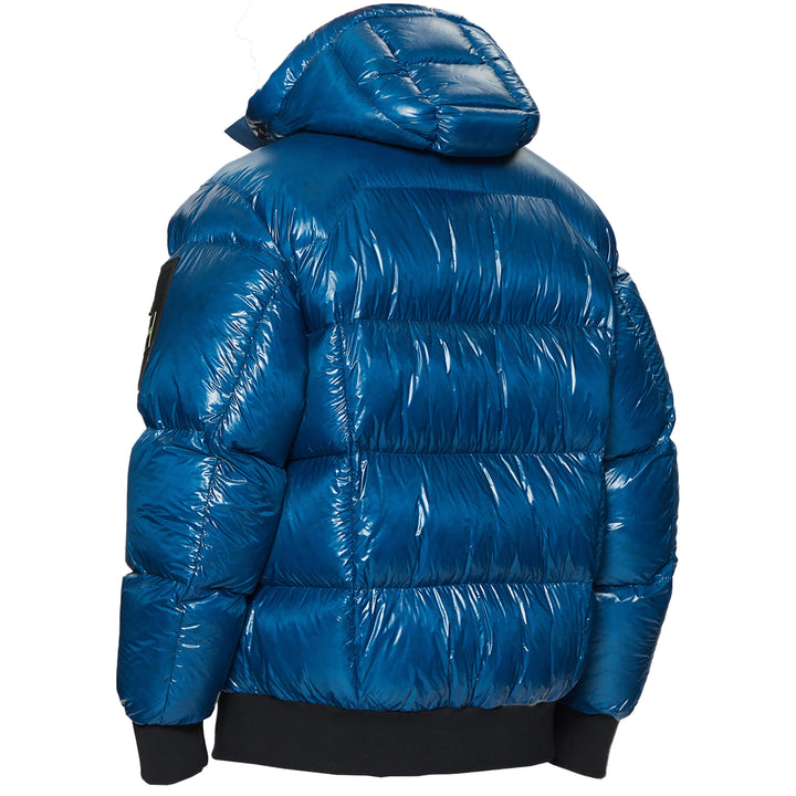 Boss Hooded Down Jacket - Blue