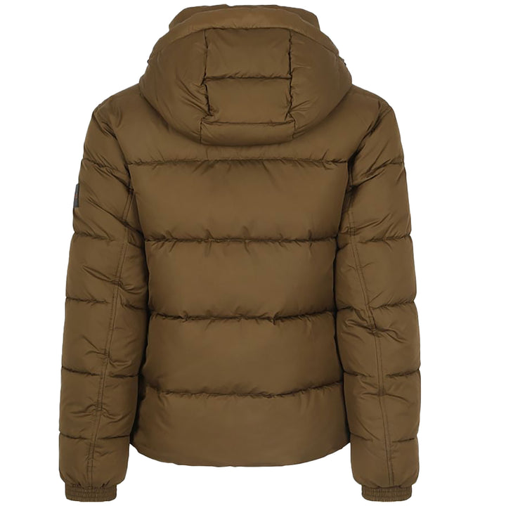 Boss Hooded Down Jacket -  Khaki