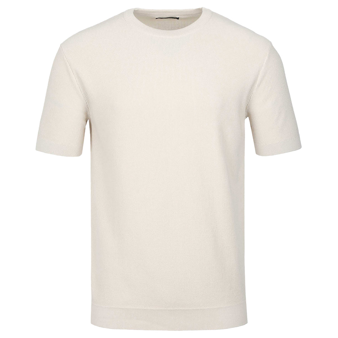 Remus Uomo Knitted T-shirt -  Beige