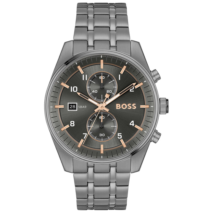 BOSS Skytraveller 44mm Mens Watch Grey