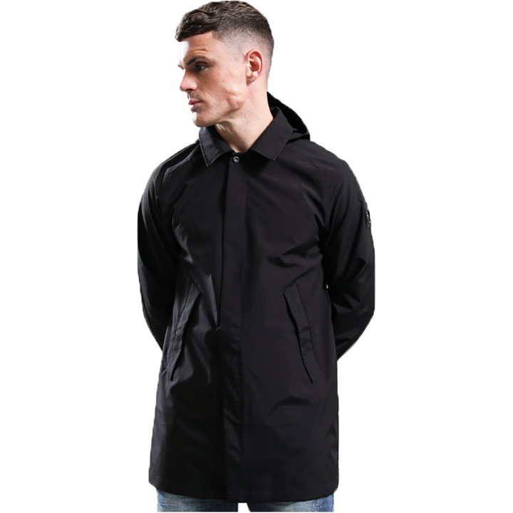 Marshall Artist Trench Jacket - BLACK