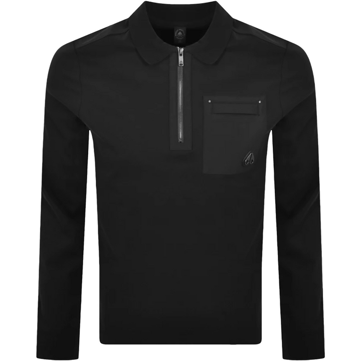Moose Knuckles Dalon Polo Shirt - Black