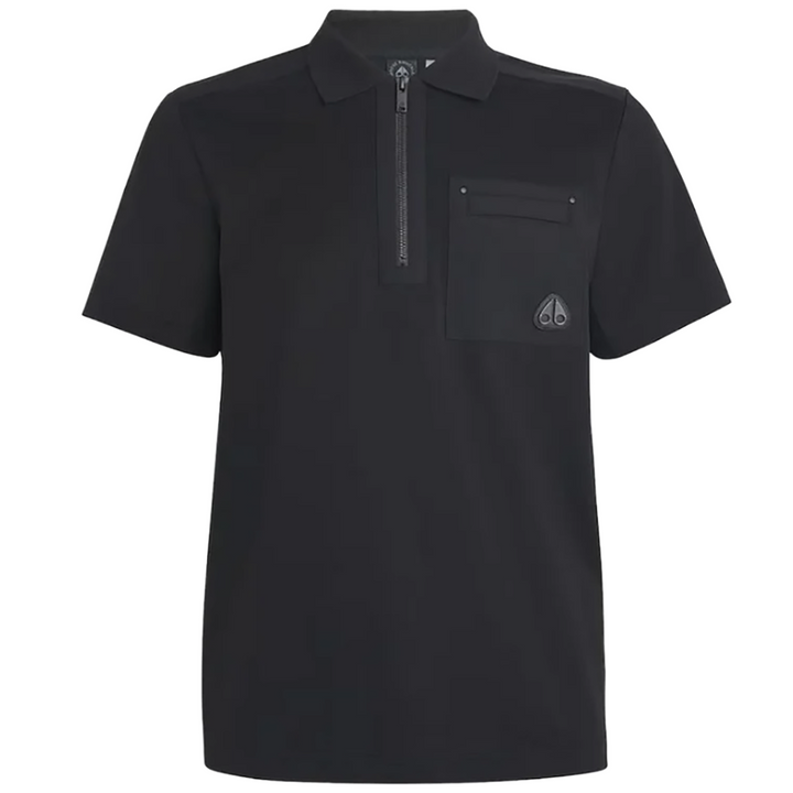 Moose Knuckles Dalon Polo Shirt - Black