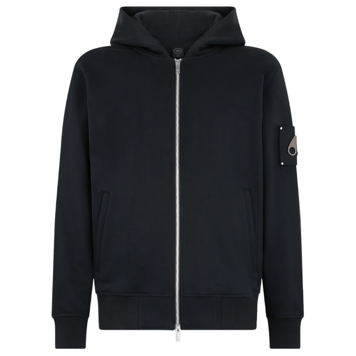 Moose Knuckles Hartsfield Zip Hoodie - BLACK