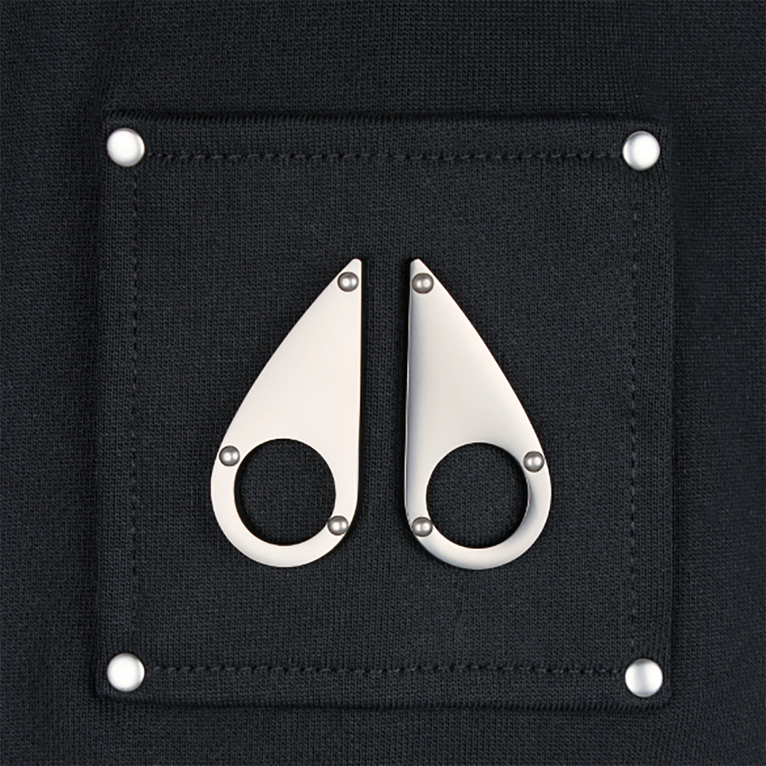 Moose Knuckles Hartsfield Zip Hoodie - BLACK