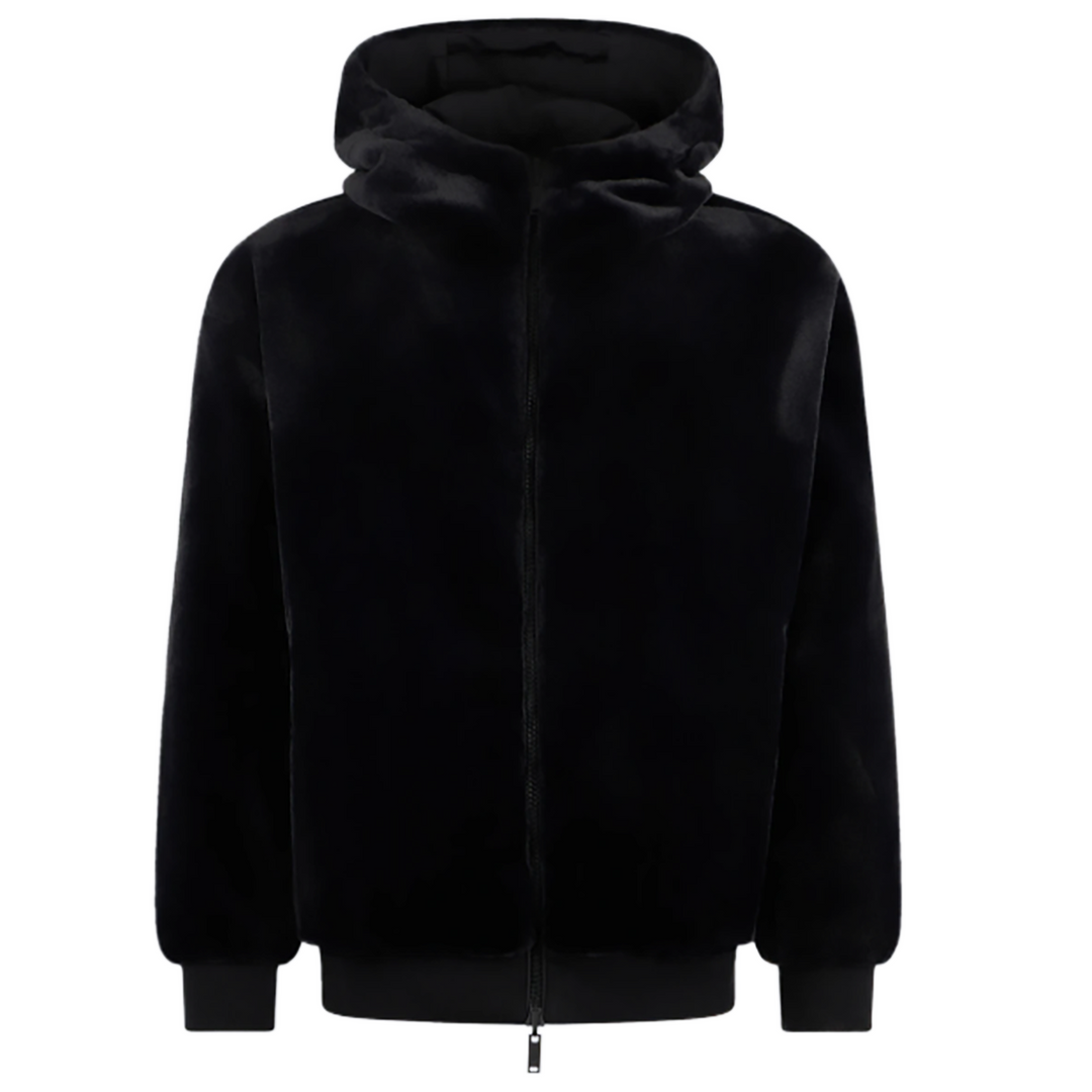 Moose Knuckles ROLAND REVERSIBLE BUNNY - BLACK