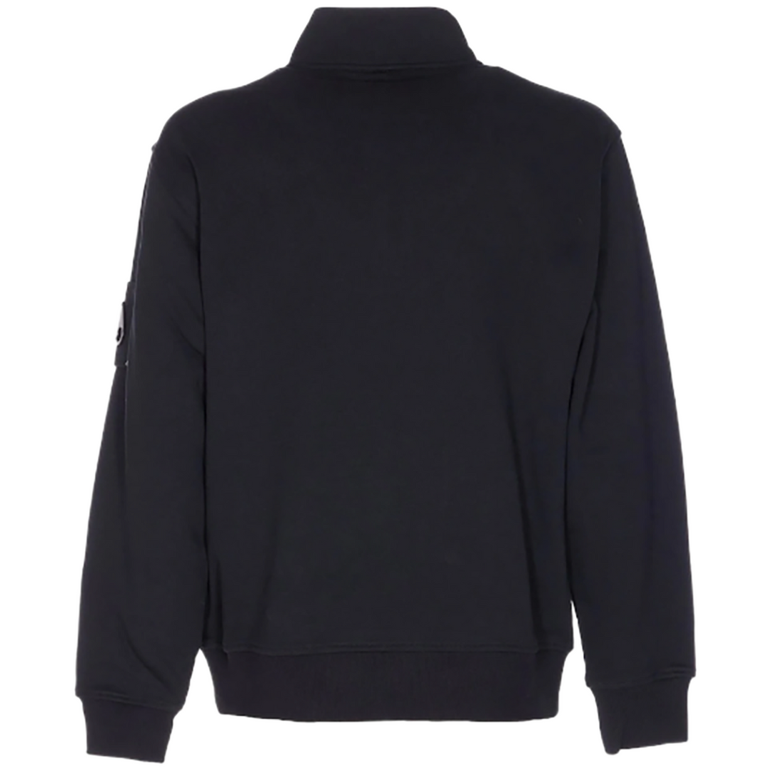 Moose Knuckles Hartsfield 1/4 zip sweatshirt black - BLACK