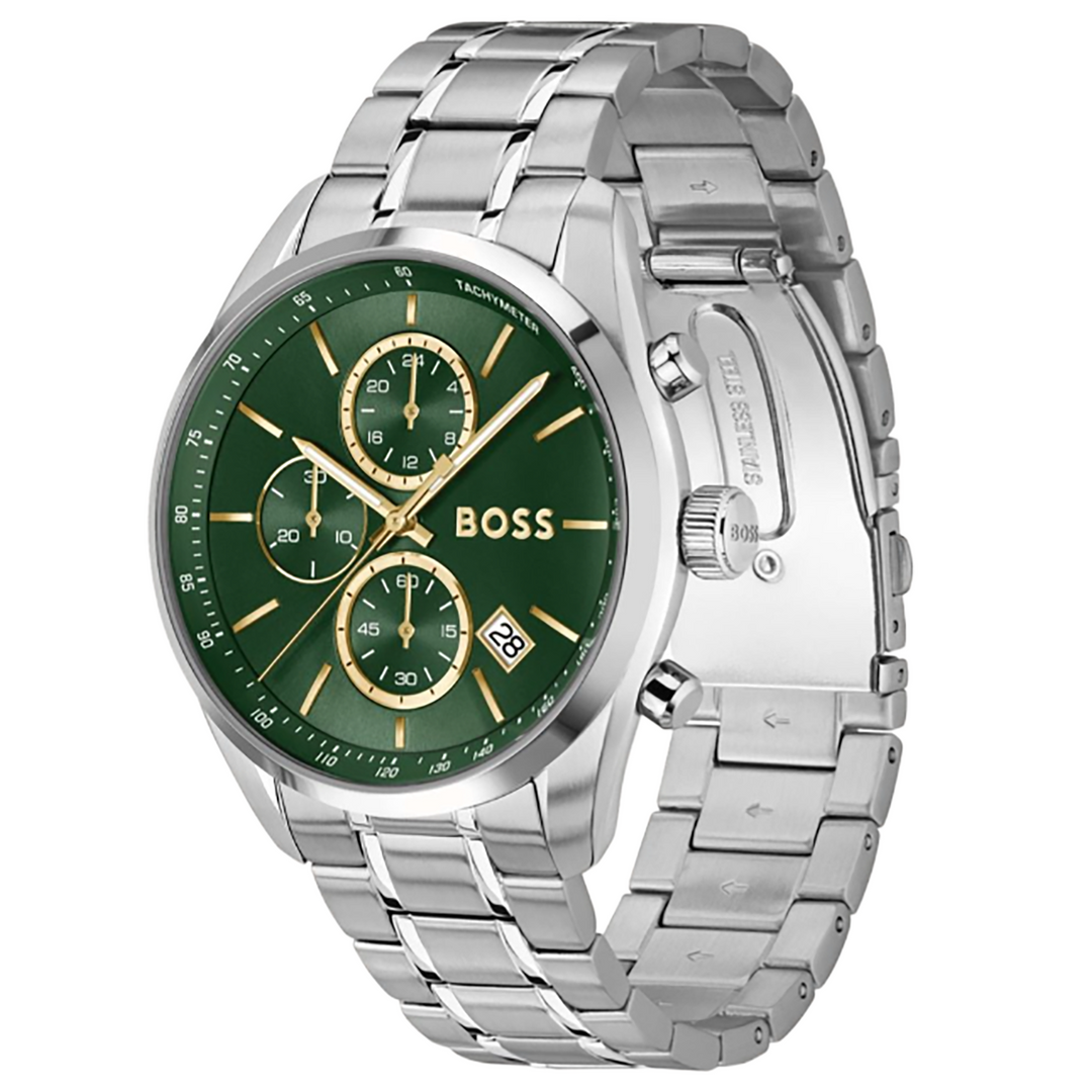 BOSS Grand Prix Chronograph (44.5mm) Green Dial