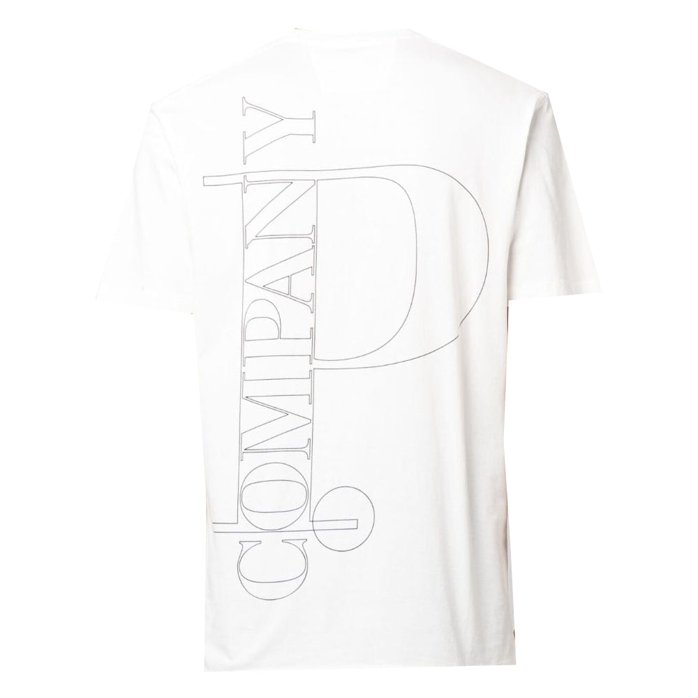 C.P.Company logo-print t-shirt white