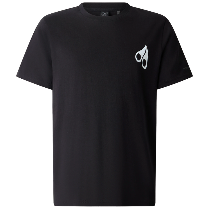 Moose Knuckles VISIONARY LOGO T-SHIRT - BLACK