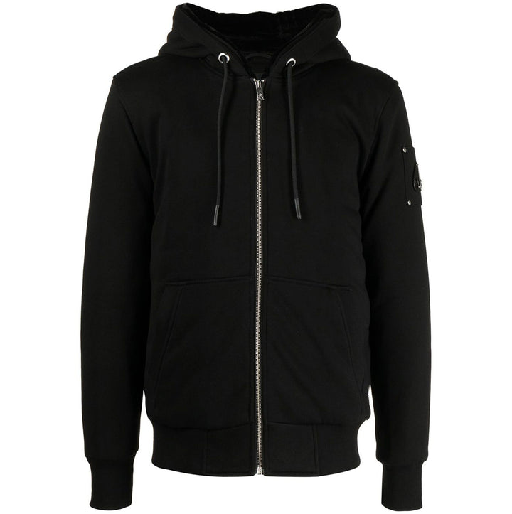 Moose Knuckles Classic Bunny Hooded Jacket Black